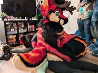 Fursuit Facesitting